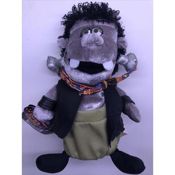 Halloween Frankenstein Animated Plush Sings, Eyes Flash Vintage Dandee - Picture 3 of 9